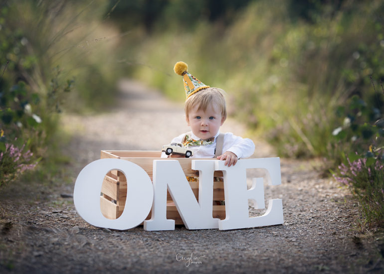 one years old in park in cecylia photograpjy camera