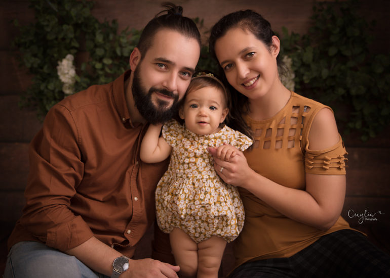 family portrait in studio
