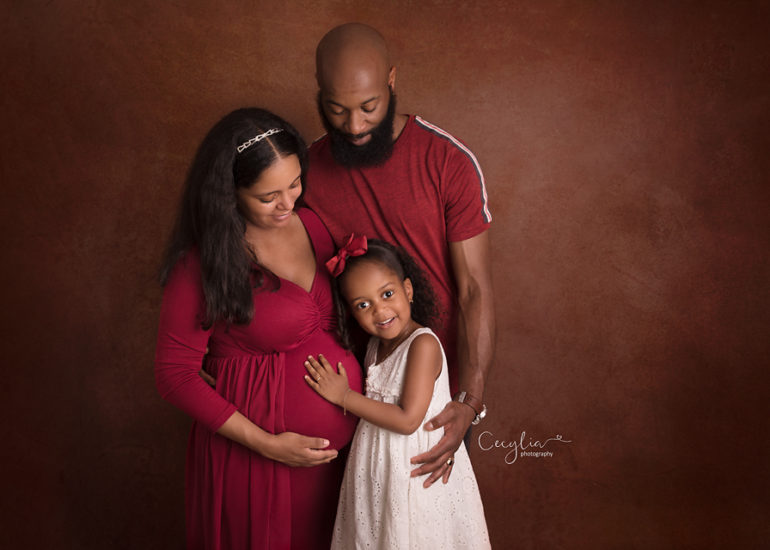 lovely couple smiling to camera