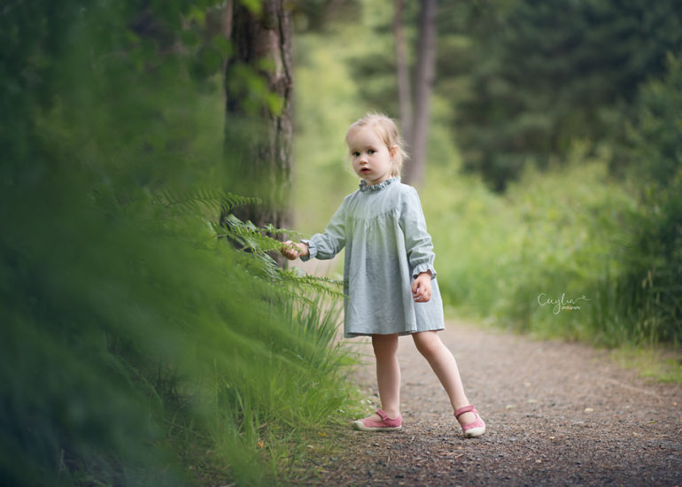 kids photo session in the park
